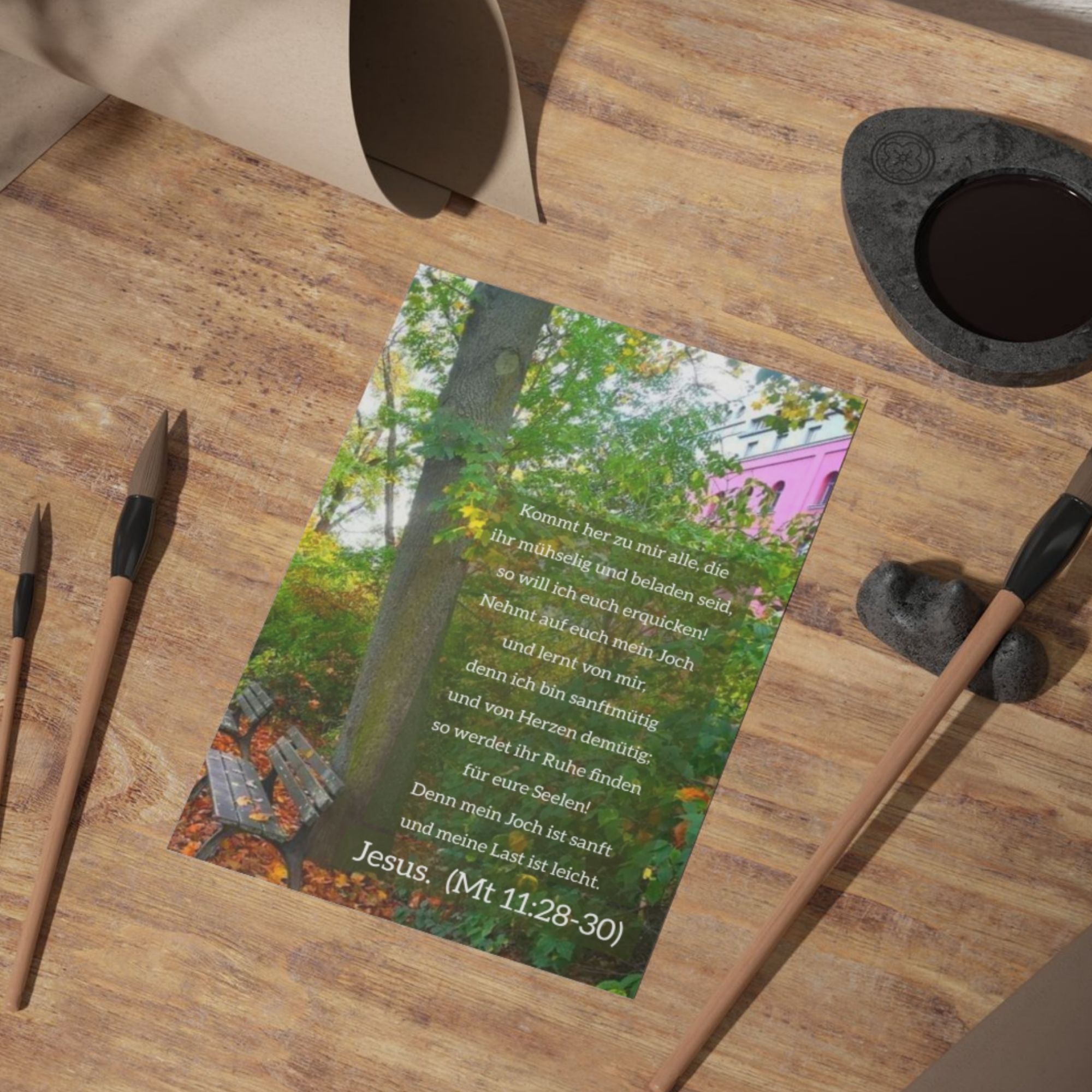 Meine Last ist leicht - Postkarte – Bild 2