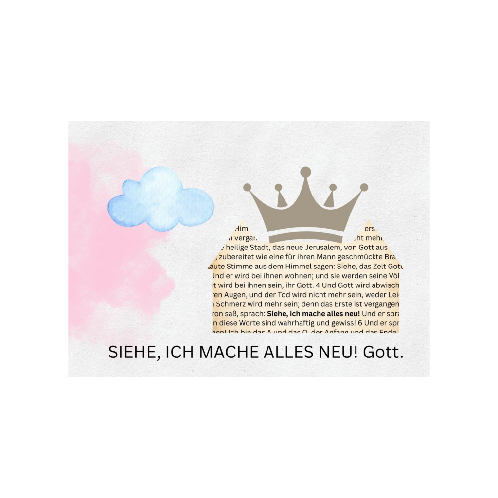 Postkarte Jahreslosung 2026 - Stadt