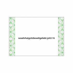 Johannes 3:16 - Postkarte