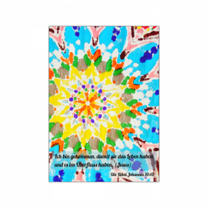 Leben im Überfluss - Postkarte