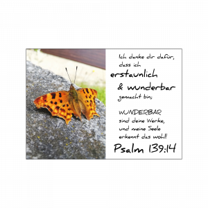 Wunderbar gemacht - Postkarte